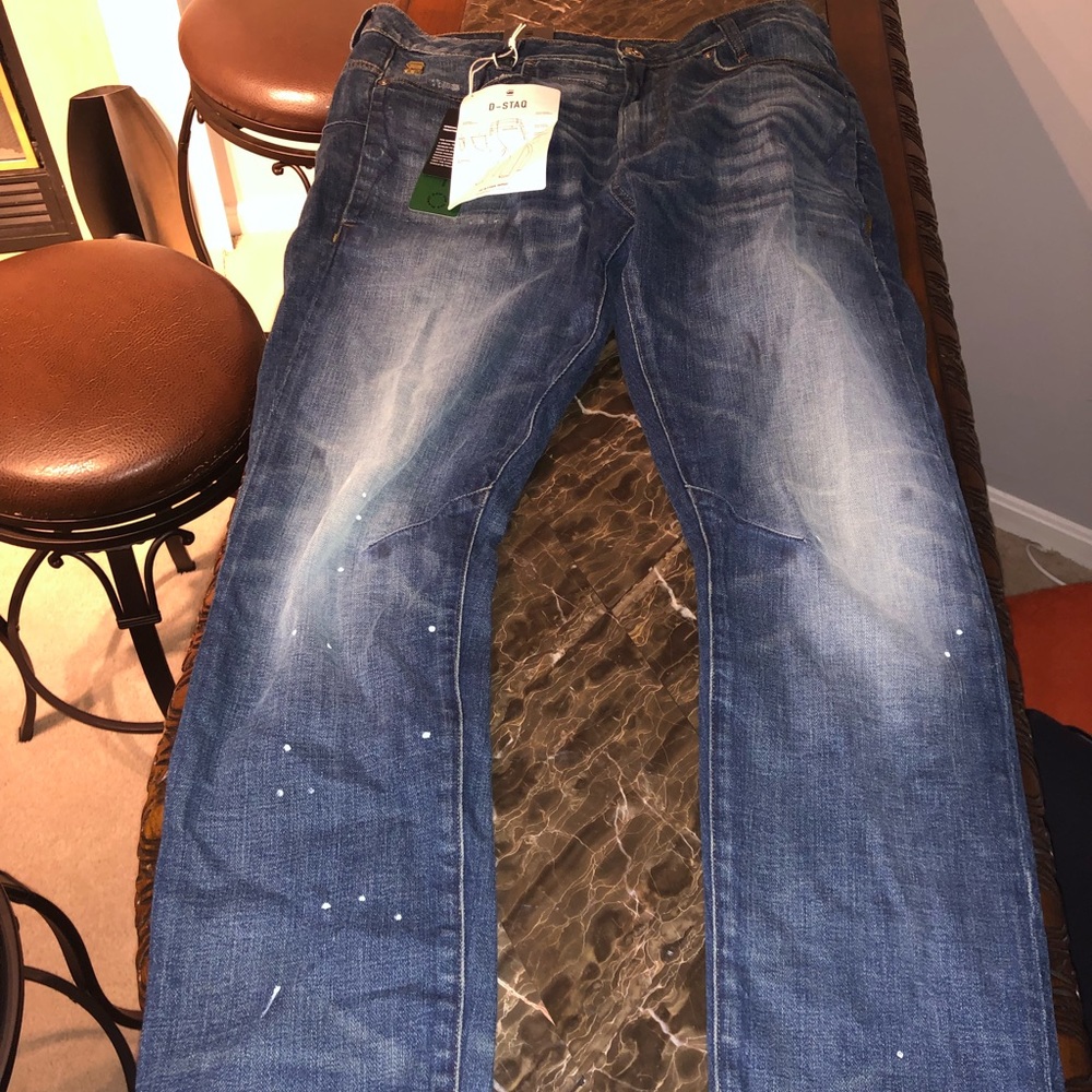 G STAR RAW D STAQ 3D SLIM JEANS MENS